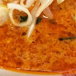 蒙古タンメン中本 - スープ(殆ど餡です)