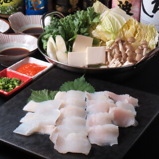 手作りのお通しはお客様から人気◎本格ハモしゃぶしゃぶ！