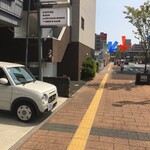 カフェ ダイニング バー ラフ - 青線が少し歩くけど第２Ｐ 赤線が佐賀駅