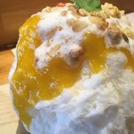 こほりや - マンゴー・シロップは甘さを引き摺らない
