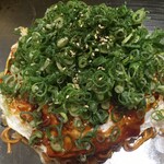 広島お好み焼 ICHIBAN - しょぶり焼き（辛麺）   1200円なり