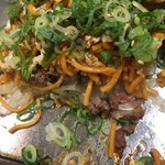 広島お好み焼 ICHIBAN - しょぶりは たまに有るコマ肉が脂っぽくていい