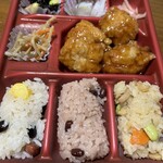 おこわのたごさく - 料理写真:黒酢のチキン南蛮弁当