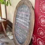 スパイス・ツリー - 店内のこの看板、とても良い！