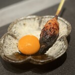 銀座鳥真 - 月見つくね