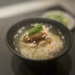 銀座鳥真 - ささみの胡麻茶漬け