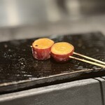 銀座鳥真 - 九十の蜜煮（サツマイモ）