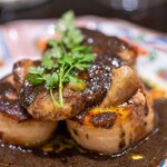 わいん食堂 Chez とし - 2024.9 お麩のフレンチトーストのロッシーニ風