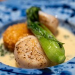 わいん食堂 Chez とし - 2024.9 帆立貝ソテー（2,300円）