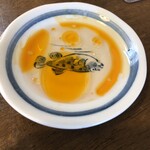 登龍 - 酢とラー油　テーブルにないので　女将さんが、持って来てくれます。