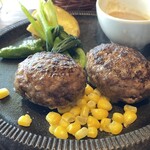 ステーキガーデン 風の邱 - 選べるメイン　ハンバーグステーキ