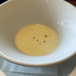 ステーキガーデン 風の邱 - とうもろこしの冷製スープ
