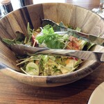 ステーキガーデン 風の邱 - にんじんと青じそのドレッシングサラダ