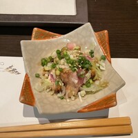 やきとり 風月 名古屋本店 - 名古屋コーチンのタタキ