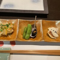 やきとり 風月 名古屋本店 - 前菜3種盛り