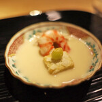 富小路 やま岸 - 銀杏、海老　白味噌