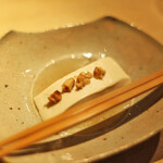 富小路 やま岸 - デザート（くるみ豆腐、和三盆）