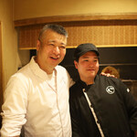 富小路 やま岸 - 店主　山岸隆博、甥っ子くん