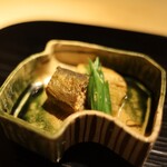 富小路 やま岸 - 嵐山の子持ち鮎、茄子