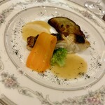 ランコントル - 魚料理（スズキ）