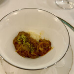 ランコントル - 牛のトマト煮　クスクス添え