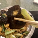 百番 - 前回の麻婆茄子、今回の豚肉ときくらげ〜とも◎