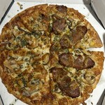 ピザーラ - 料理写真:スーパークリスピーピザ ハーフ&ハーフ