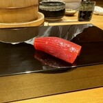 恵比寿 鮨 ふじまさ - マグロ赤身（握り）