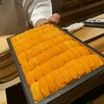 恵比寿 鮨 ふじまさ - うに（軍艦）