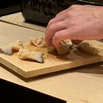 恵比寿 鮨 ふじまさ - ホッキ貝（握り）