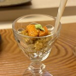 鮨おばな - 雲丹のパフェ