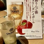 魚食家 きんき - デュワーズハイボール青森りんご酢