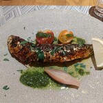 fu-fu shisen - 宮崎産イワシの四川スパイス炭火焼