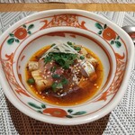 fu-fu shisen - 鳥取産マアジの麻辣魚