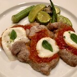 アルトパッショ - 豚ひれ肉のピザ職人風