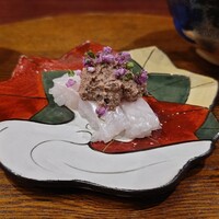 あなごと日本酒 なかむら - お刺身の肝和え