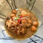 カルティベイト - 本日の一品　角煮とひよこ豆の塩麹煮込み