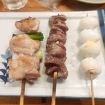 やき鳥 宮川 - かしわ、砂肝、うずら