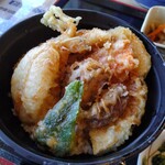 わくわく亭 - ふく天丼（アップ）