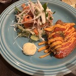 洋食キッチン シャトー - 【2024.9.13(金)】ハーフトマトチキン＆スモークサーモン（並盛）950円