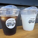 Lea’s Rice Burgers. - 水出しアイスコーヒーとソフトドリンク