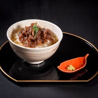 極上 和牛の肉山椒ご飯　出汁仕立て