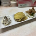 がばちょ - セット/アテ3品+ドリンク1杯（500円）