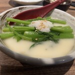 おでん屋たけし - 鶏出汁空芯菜