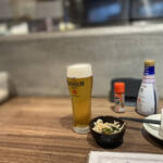 おでん屋たけし - 生ビール