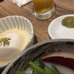 おでん屋たけし - 鶏出汁半熟玉子