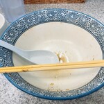 中華そば土屋商店 - 　満足の完食、完飲