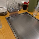 きくちゃん - テーブルには鉄板