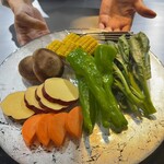 鉄板焼 石狩 - 焼き野菜
