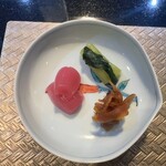 鉄板焼 石狩 - 香のもの